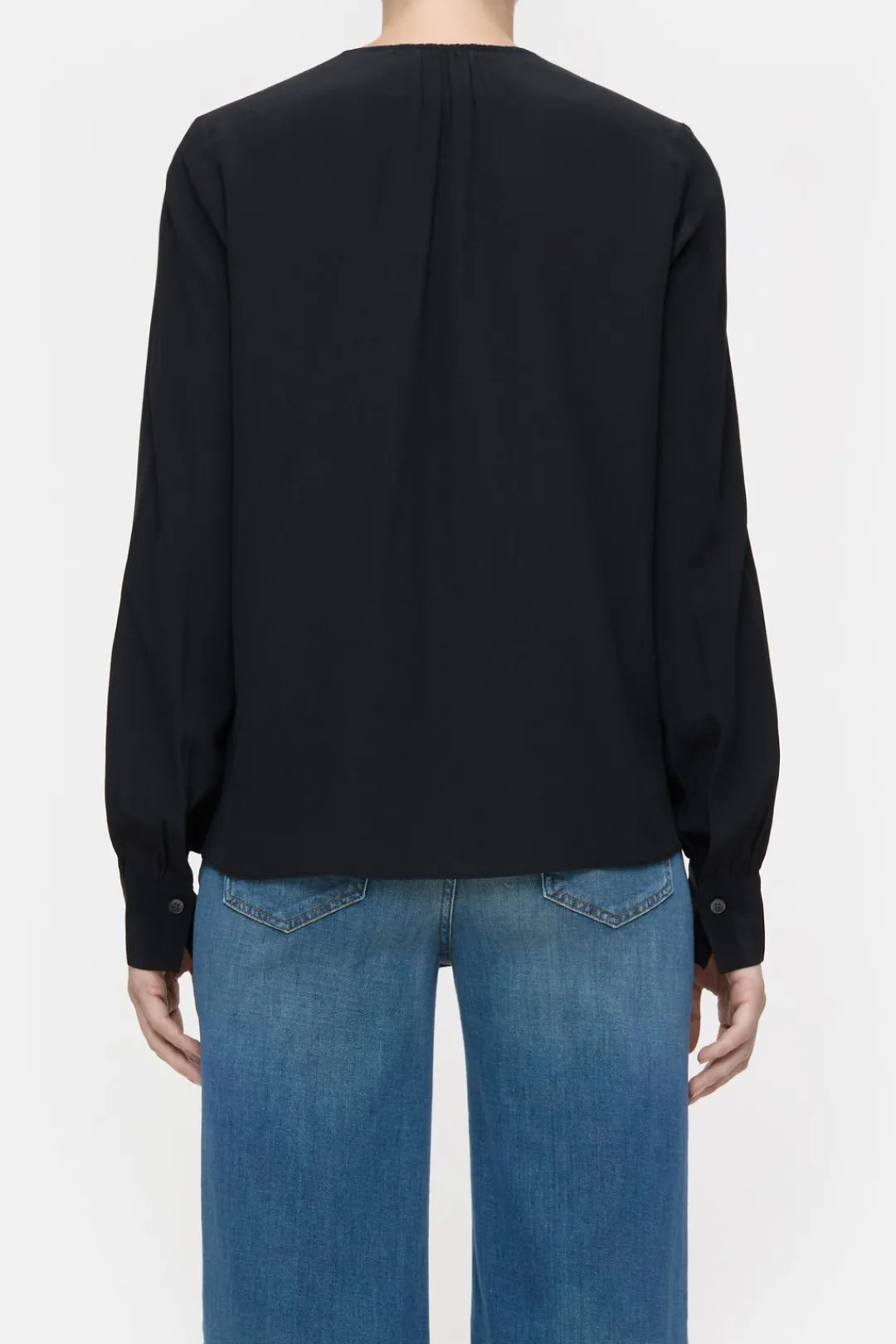 Closed Silk blouse Black Outlet
