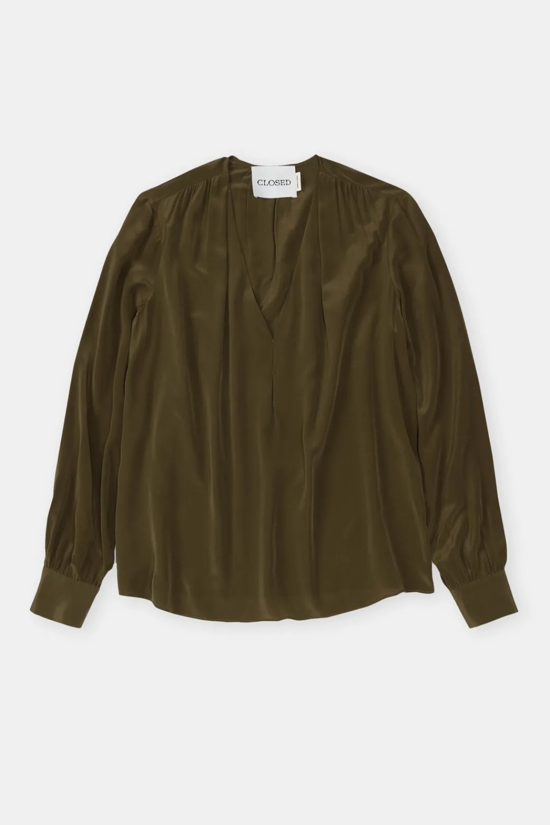 Closed Silk blouse Ver green Clearance
