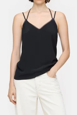 Closed Silk top Black Clearance
