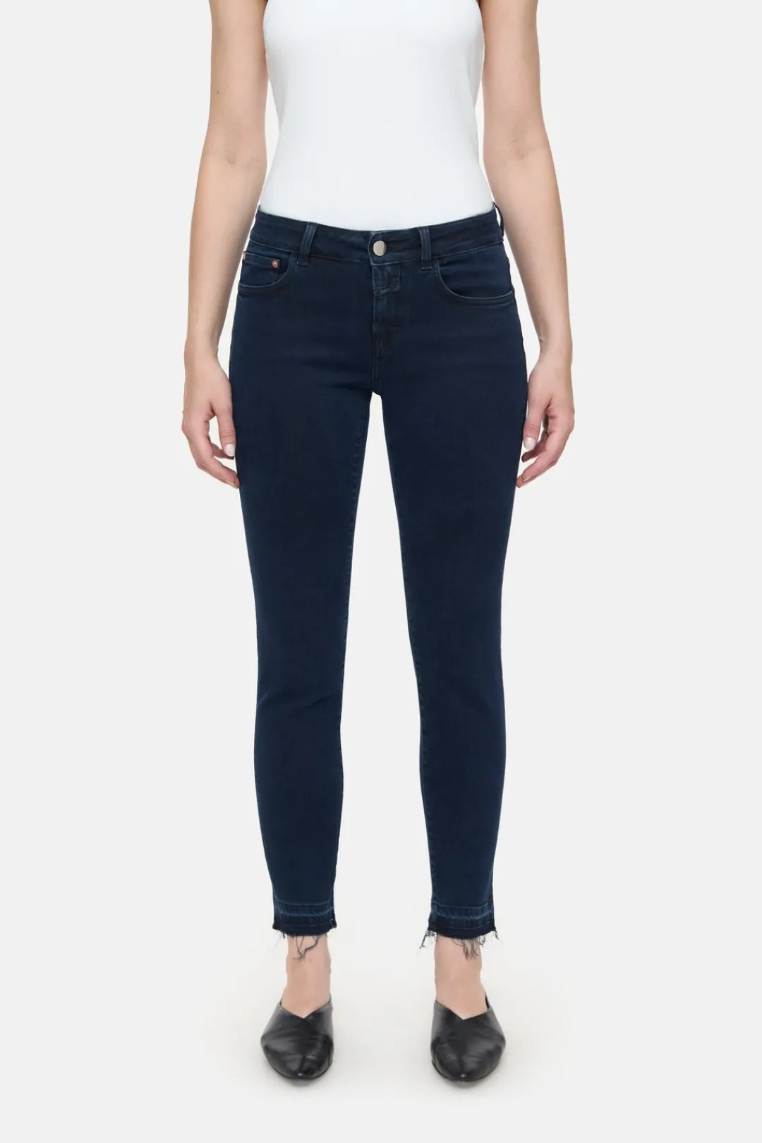 Closed Skinny Jeans - Style Name Baker Blue/black Outlet
