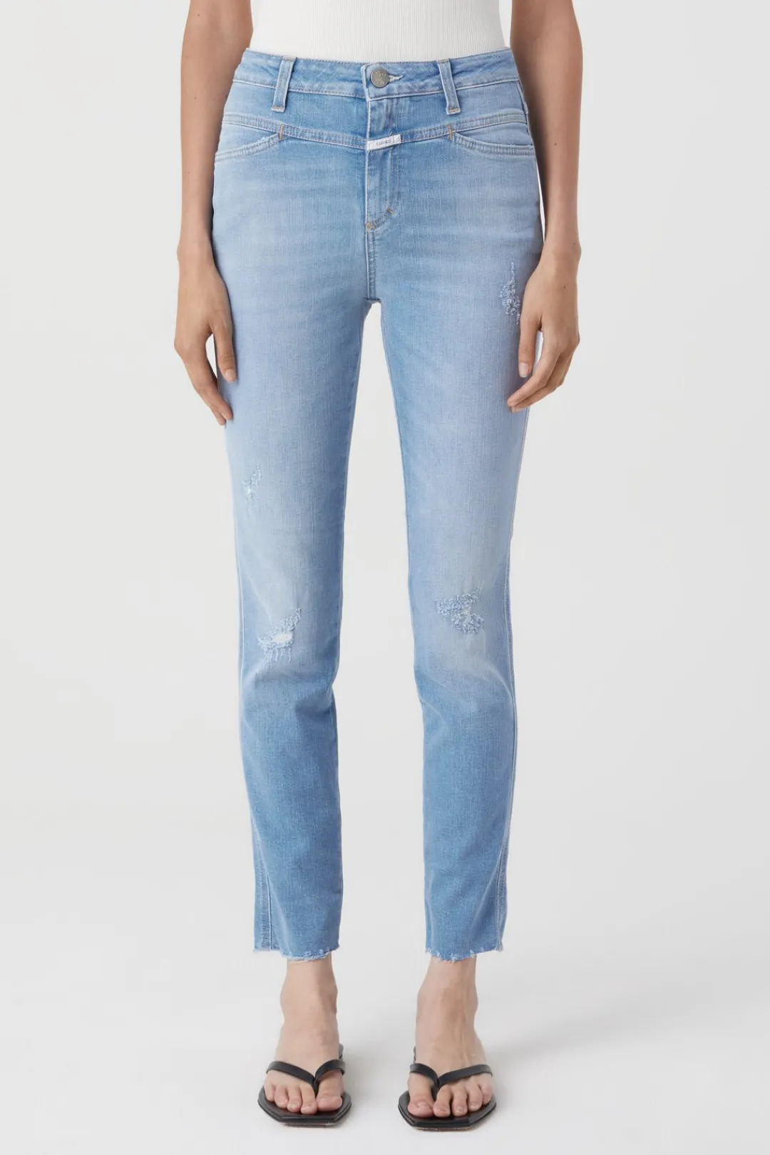 Closed Skinny Jeans - Style Name Skinny Pusher Mid blue Hot