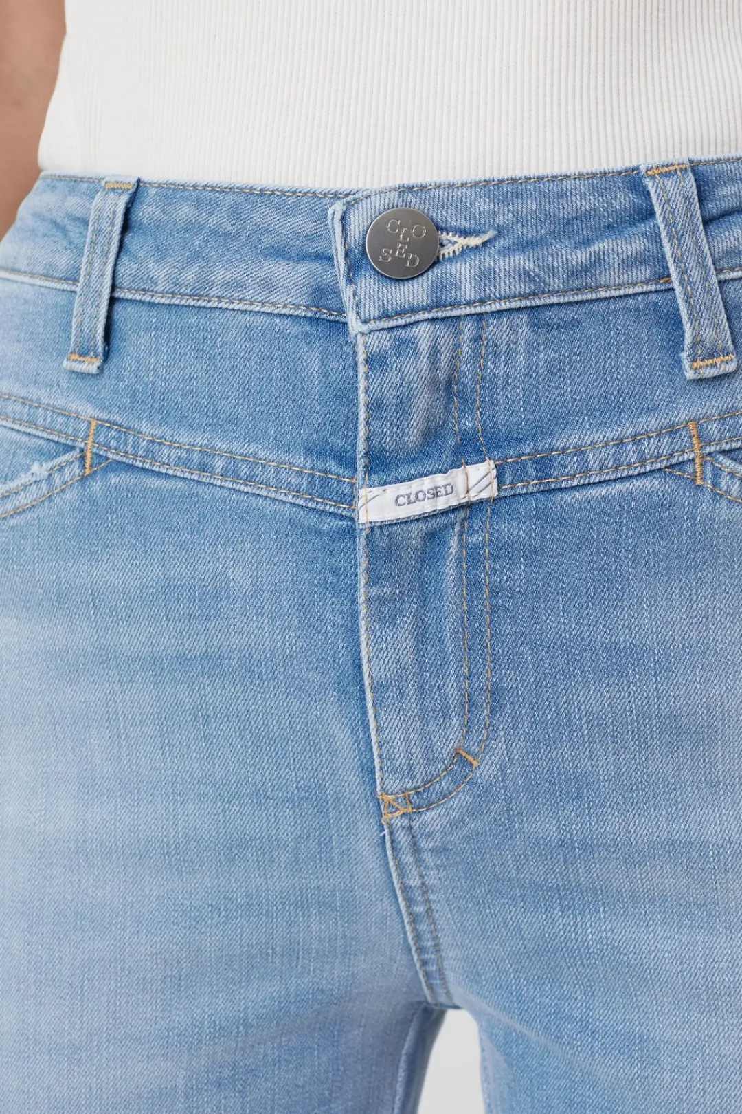 Closed Skinny Jeans - Style Name Skinny Pusher Mid blue Hot