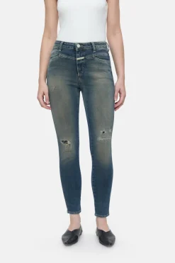 Closed Skinny Jeans - Style Name Skinny Pusher Mid blue Sale