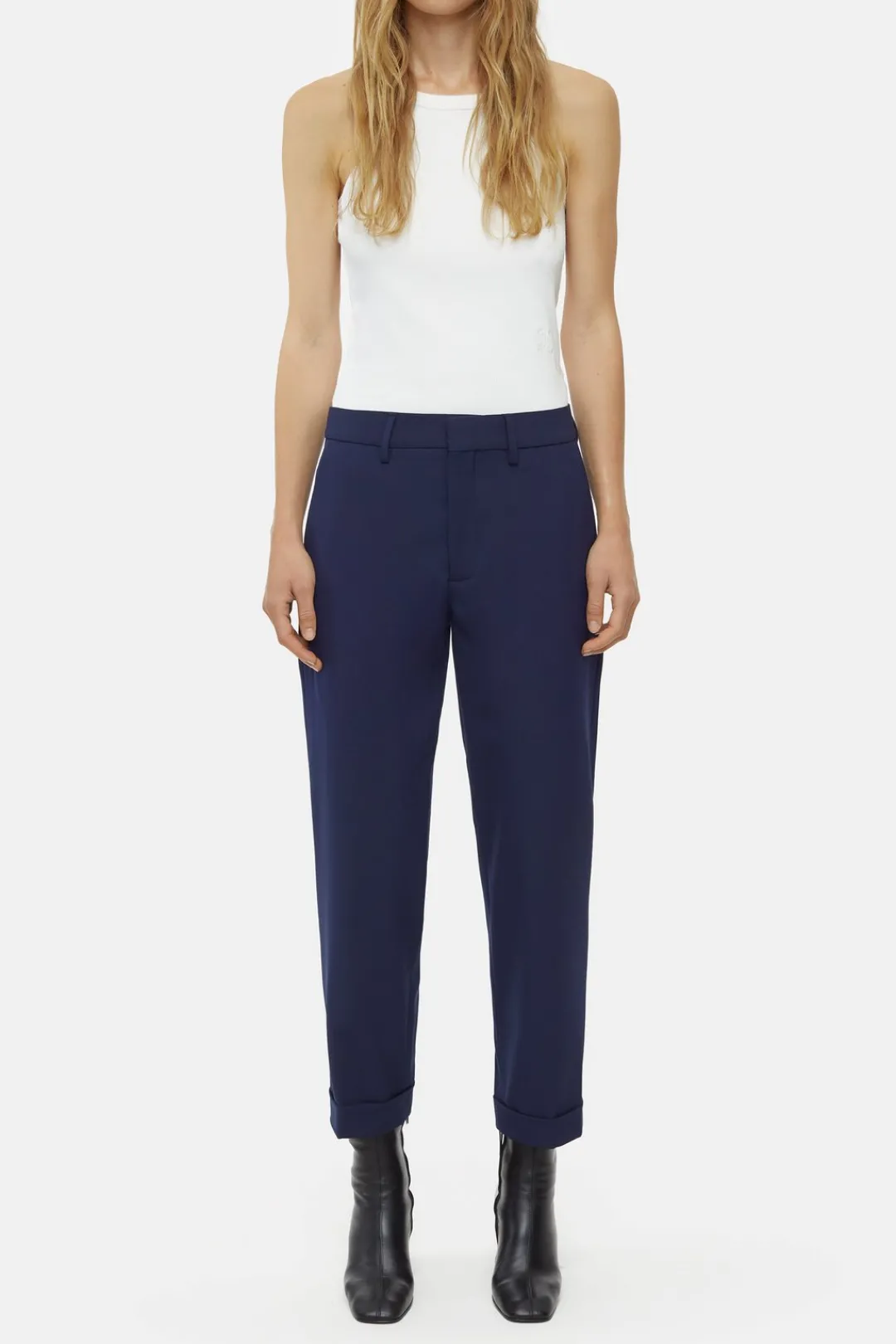Closed Slim Pants - Style Name Auckley Space blue Sale