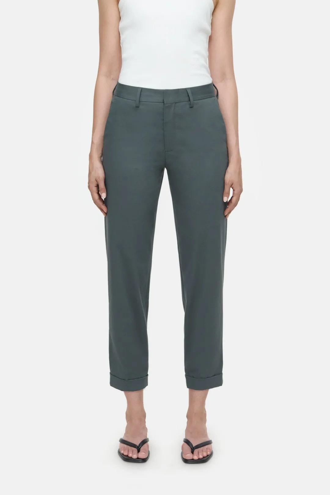 Closed Slim Pants - Style Name Auckley Pini green Sale