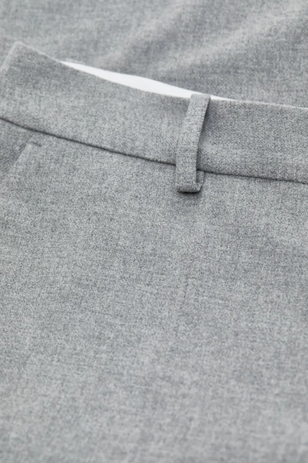 Closed Slim Pants - Style Name Auckley Light grey melange