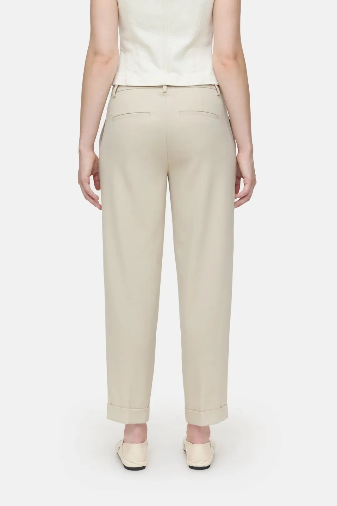 Closed Slim Pants - Style Name Auckley Pearl beige Online