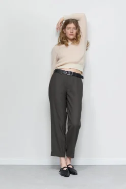 Closed Slim Pants - Style Name Auckley Irish coffee