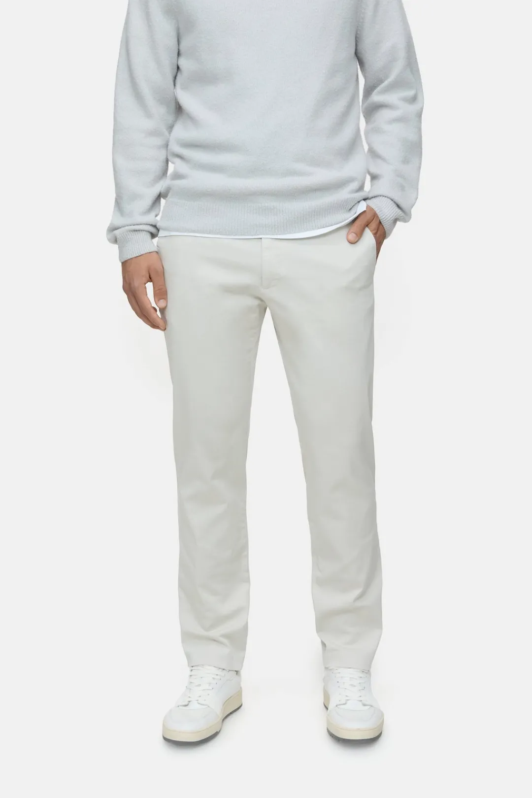Closed Slim Pants - Style Name Clifton True Oyster grey Best
