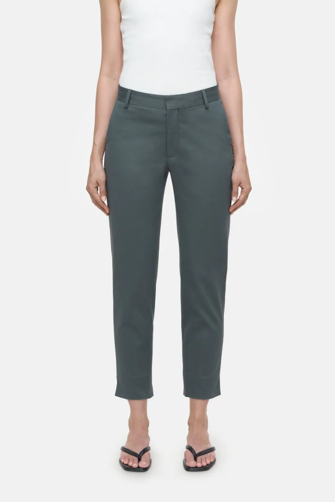 Closed Slim Pants - Style Name Sonnett Pini green