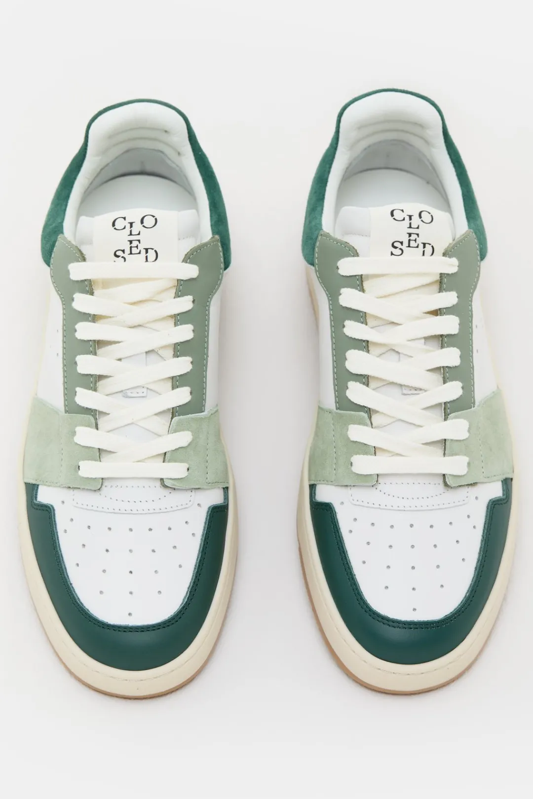 Closed Sneakers low made from leather Giada green