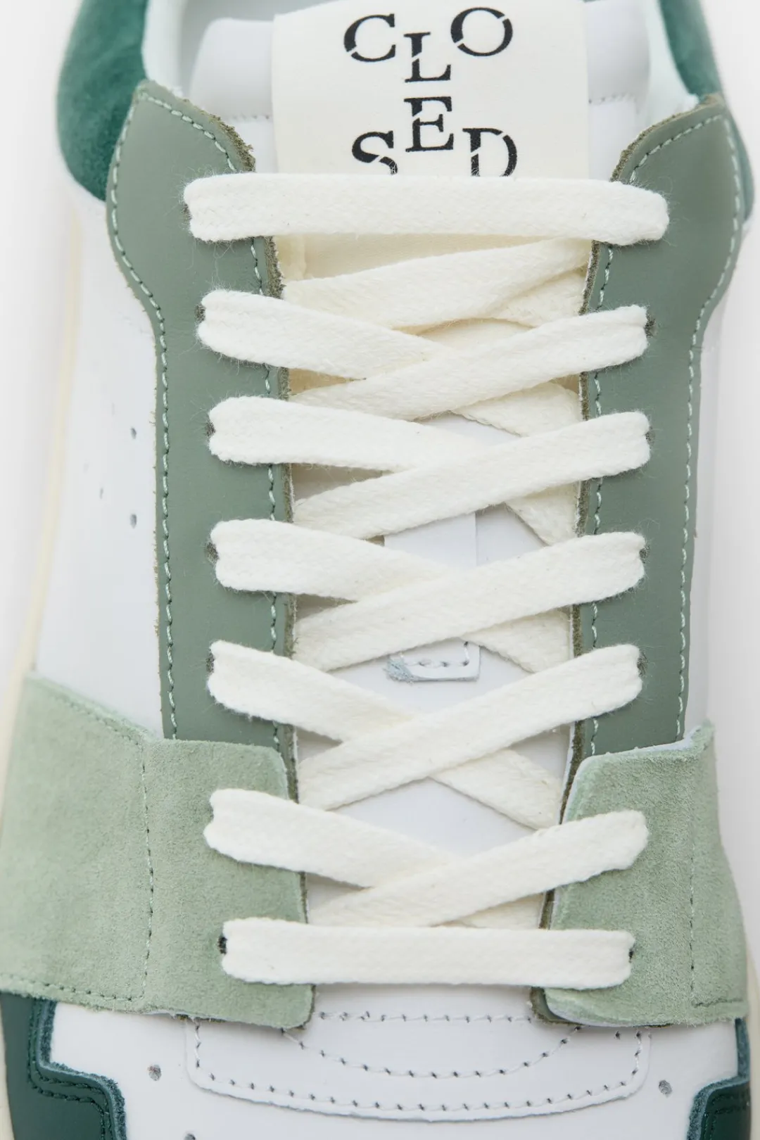 Closed Sneakers low made from leather Giada green