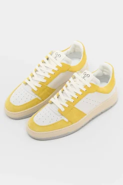 Closed Sneakers low made from leather Primary yellow Best