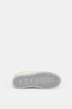 Closed Sneakers low made from leather Primary yellow Best