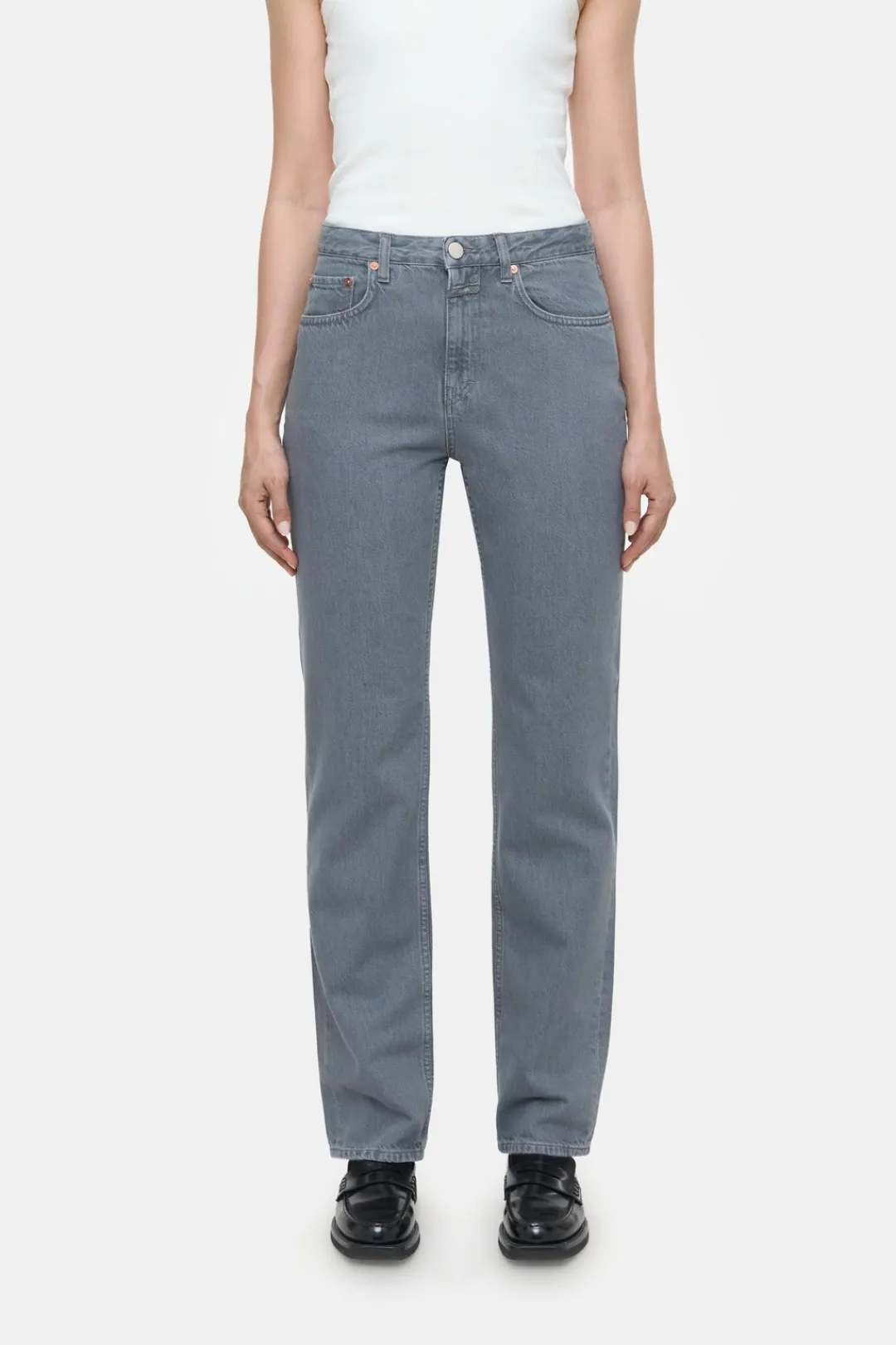 Closed Straight Jeans - Style Name Roan Mid grey Discount