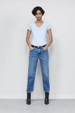 Closed Straight Jeans - Style Name Milo Mid blue Hot