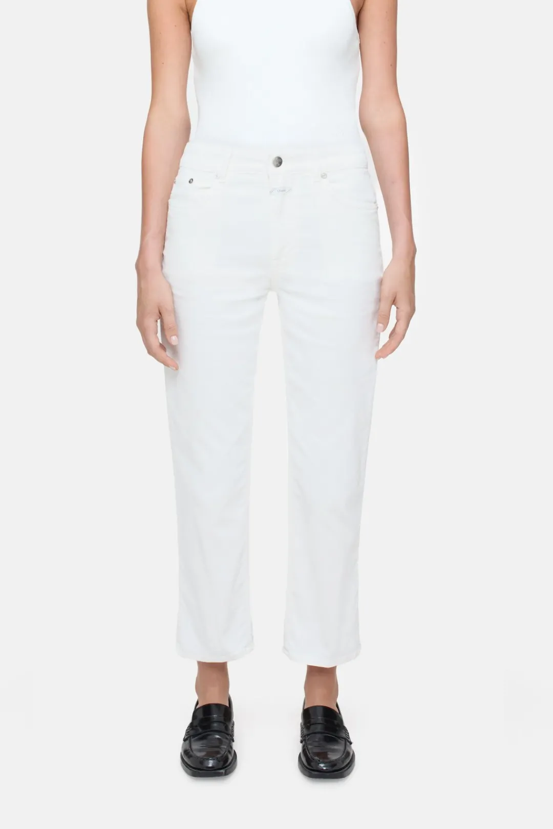 Closed Straight Pants - Style Name Milo Ivory Outlet