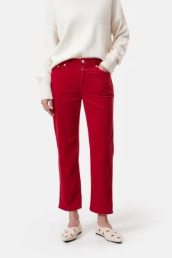 Closed Straight Pants - Style Name Milo Chili pepper red Online