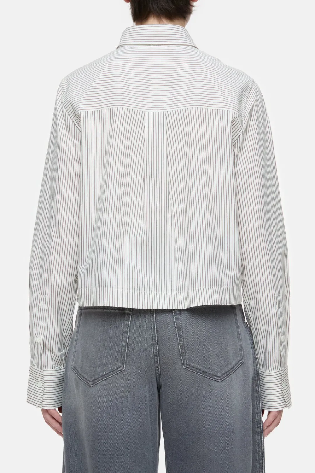 Closed Striped shirt blouse Ivory Hot
