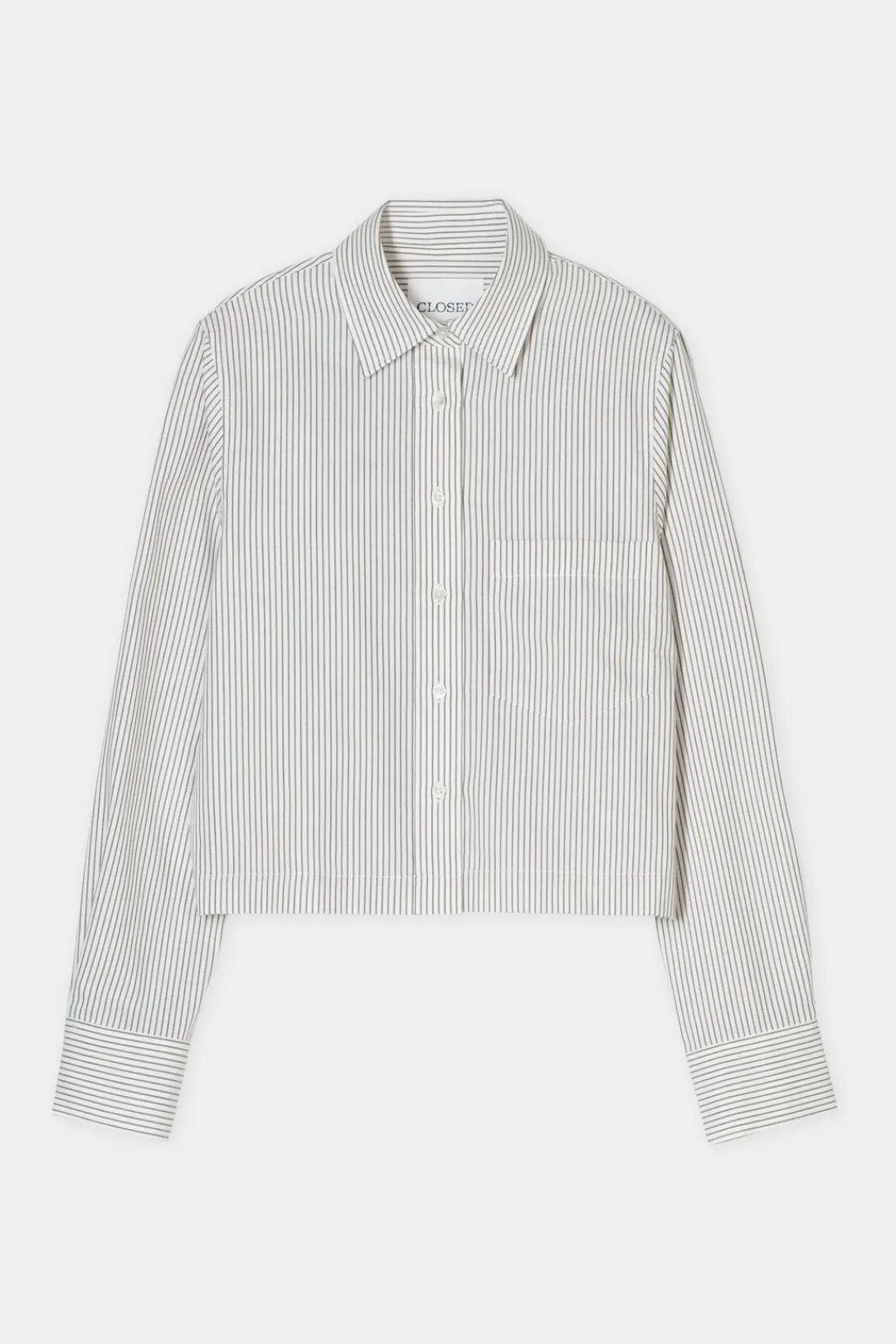 Closed Striped shirt blouse Ivory Hot
