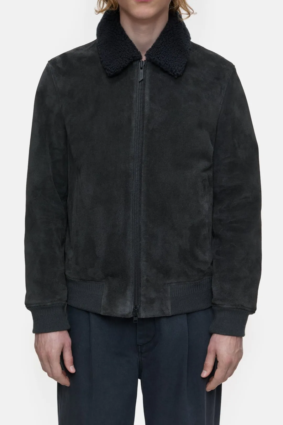 Closed Suede blouson Shadow blue Outlet