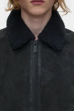 Closed Suede blouson Shadow blue Outlet