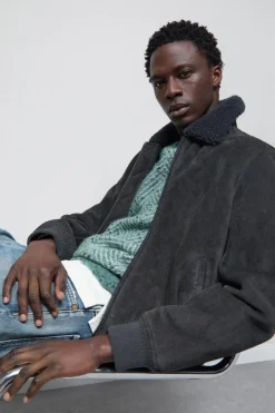 Closed Suede blouson Shadow blue Outlet