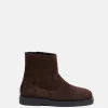 Closed Suede boots Ebony Sale