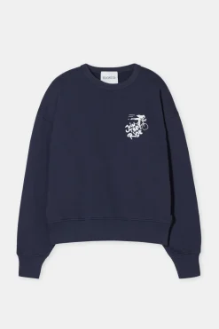 Closed Sweatshirt with artwork Dark night Best