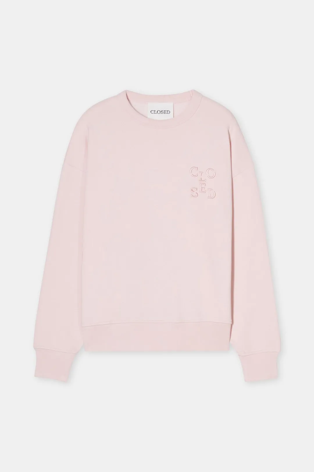Closed Sweatshirt with Logo English rose Sale