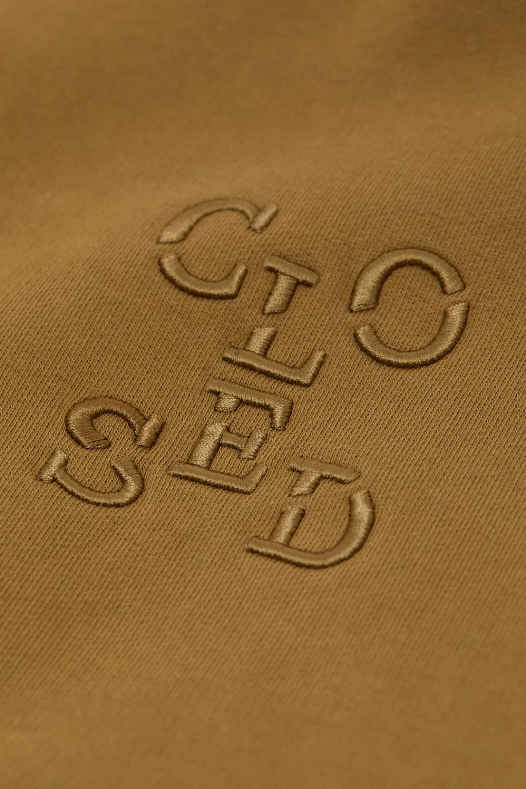 Closed Sweatshirt with Logo Tullamore brown Discount
