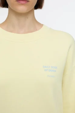 Closed Sweatshirt with print Vanilla beige Sale