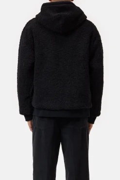 Closed Teddy Lined Hoodie Black