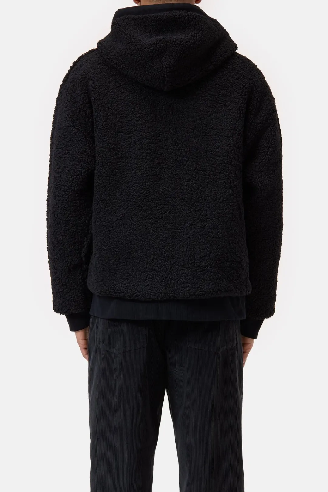 Closed Teddy Lined Hoodie Black