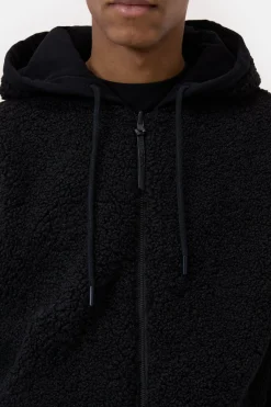 Closed Teddy Lined Hoodie Black