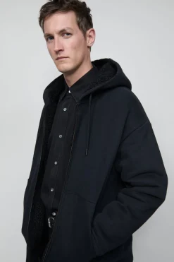 Closed Teddy Lined Hoodie Black