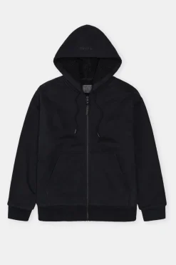 Closed Teddy Lined Hoodie Black