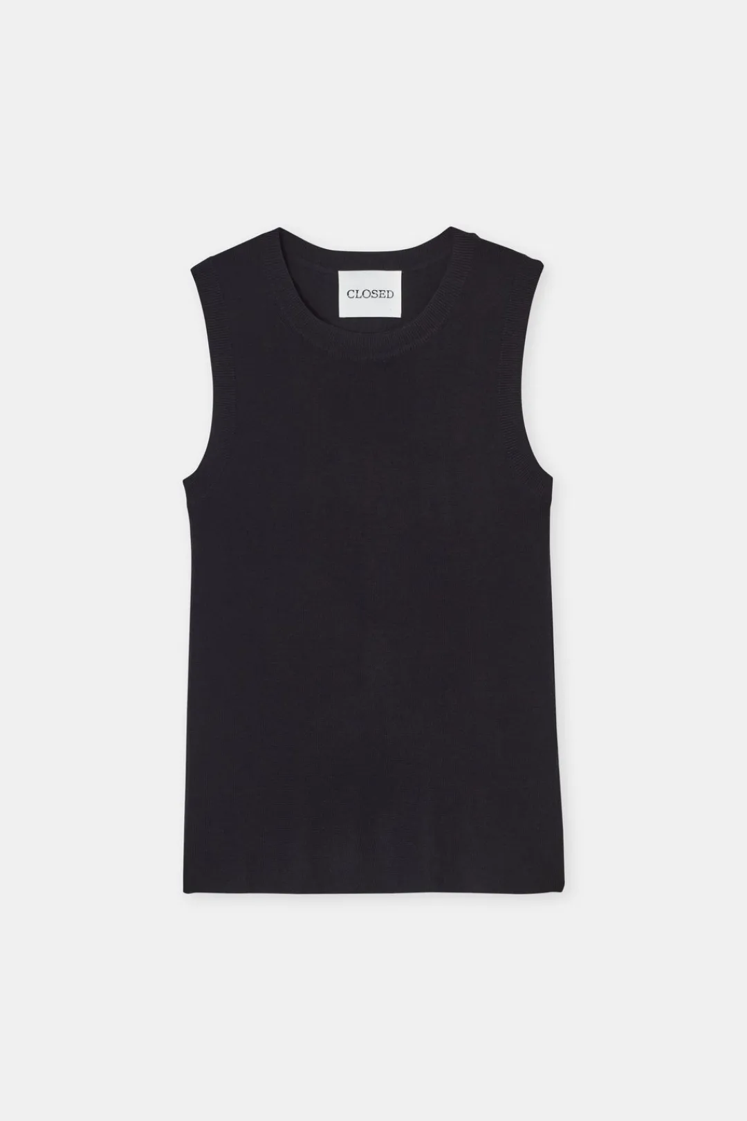 Closed Top made from organic wool and silk Black Outlet
