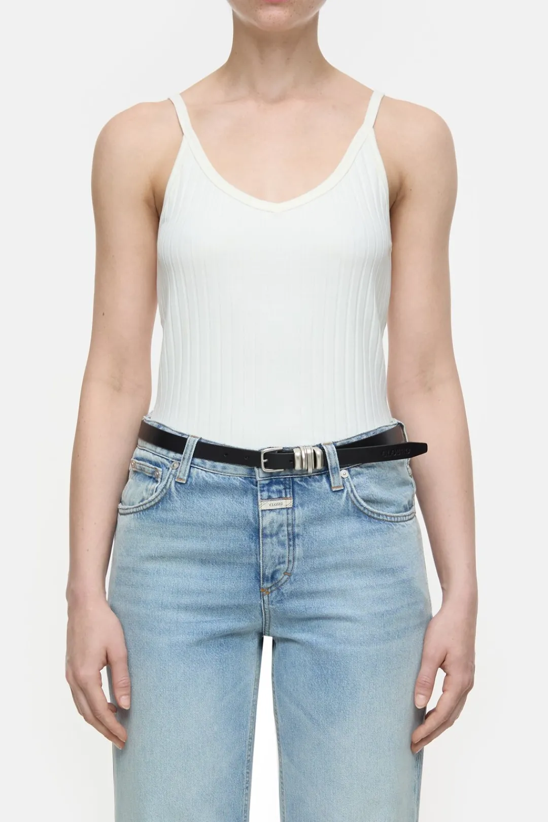 Closed Top with straps Ivory Outlet
