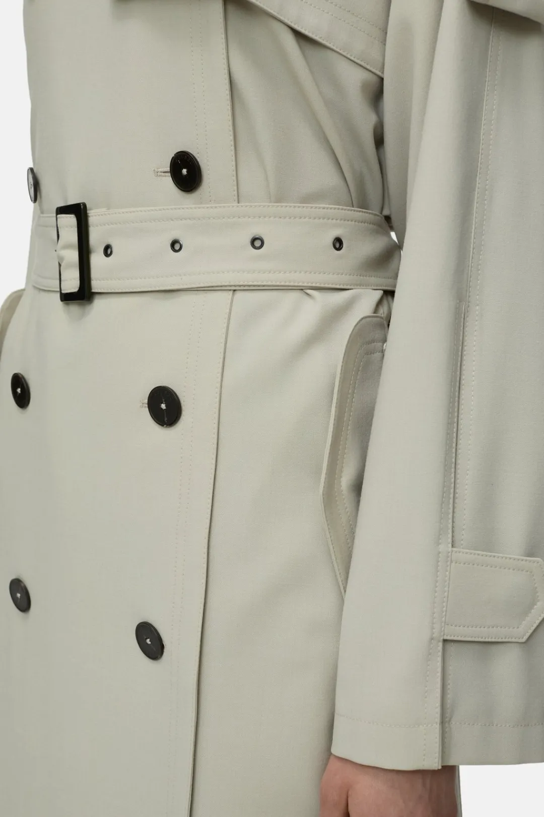 Closed Trenchcoat Sabbia beige Outlet