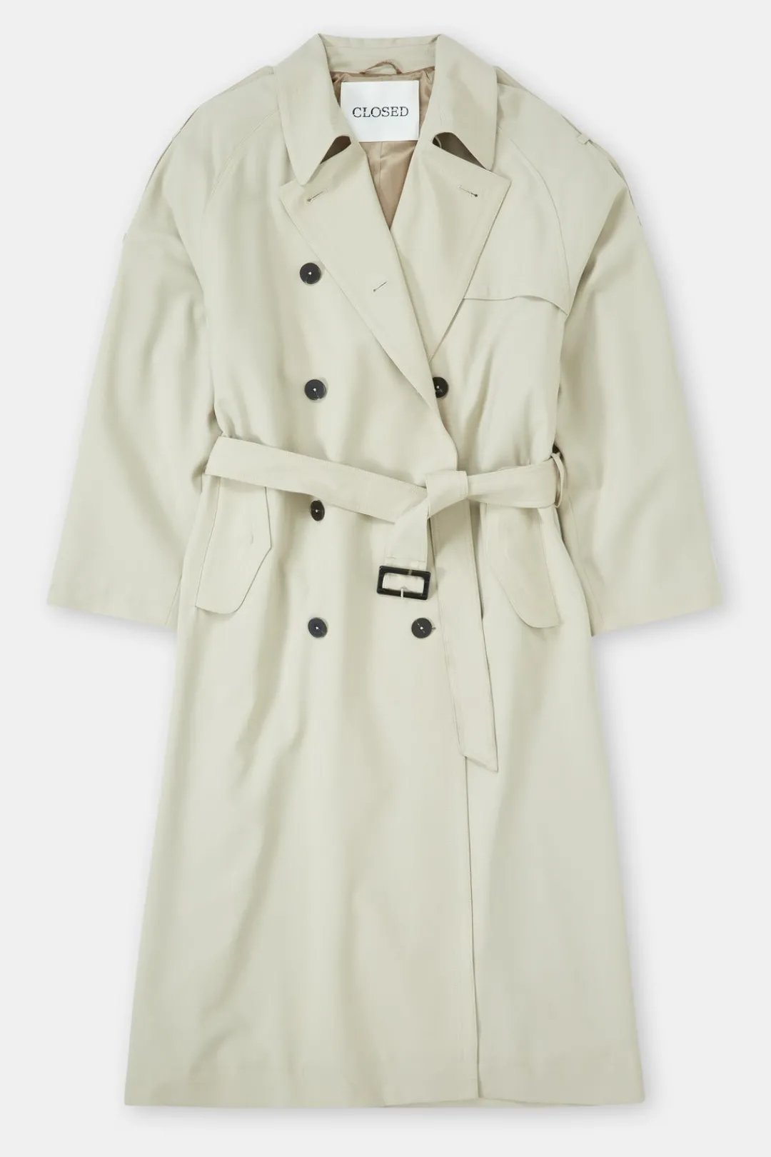 Closed Trenchcoat Sabbia beige Outlet