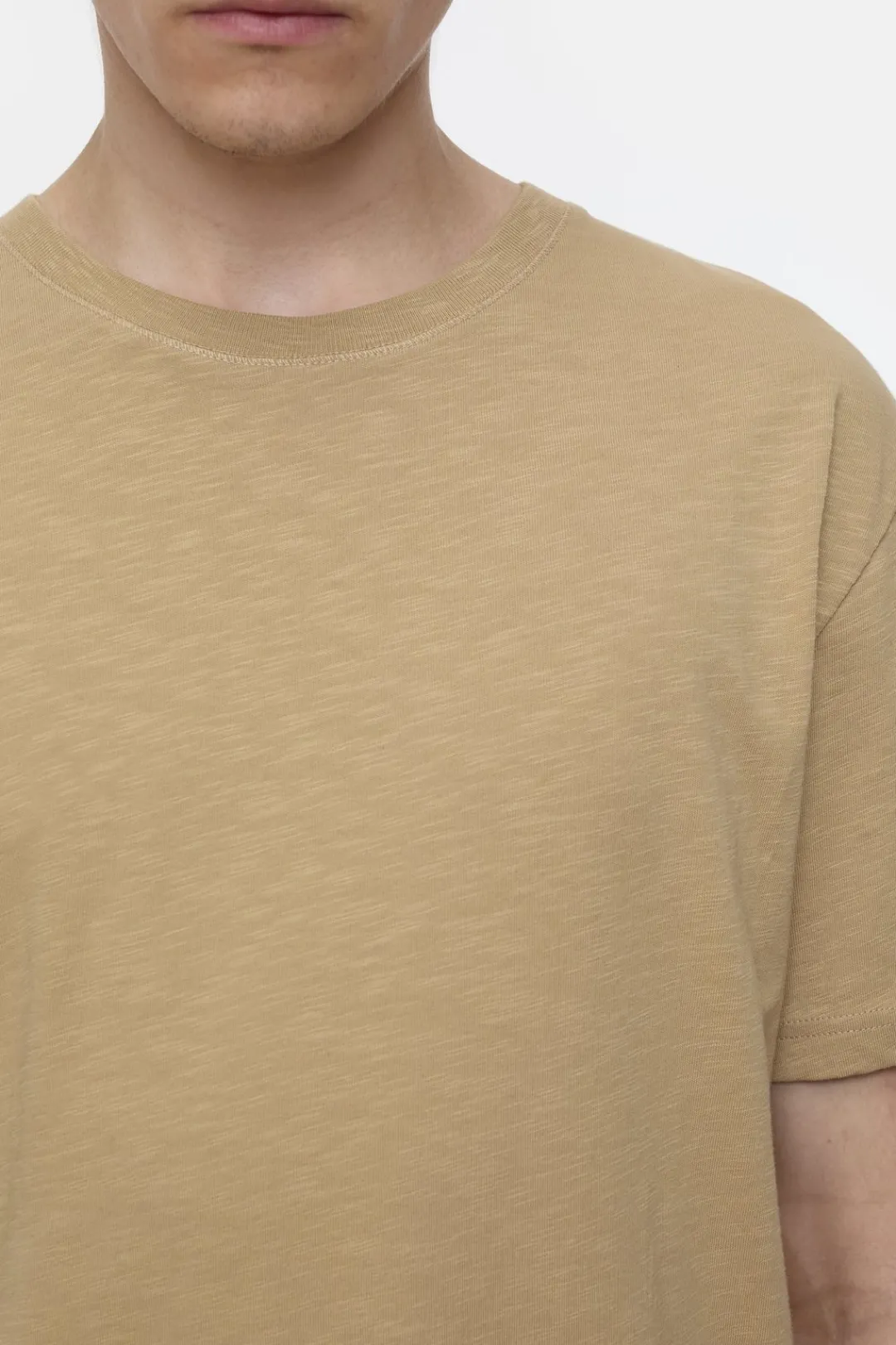 Closed T-shirt made from pure organic cotton Chino beige