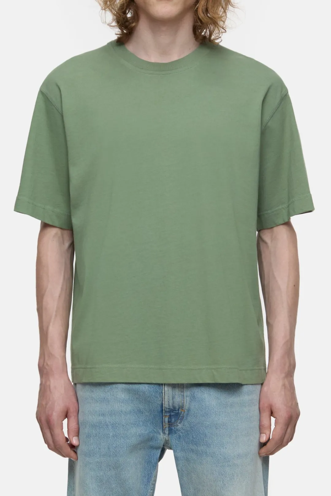 Closed T-shirt with logo Eucalyptus Outlet