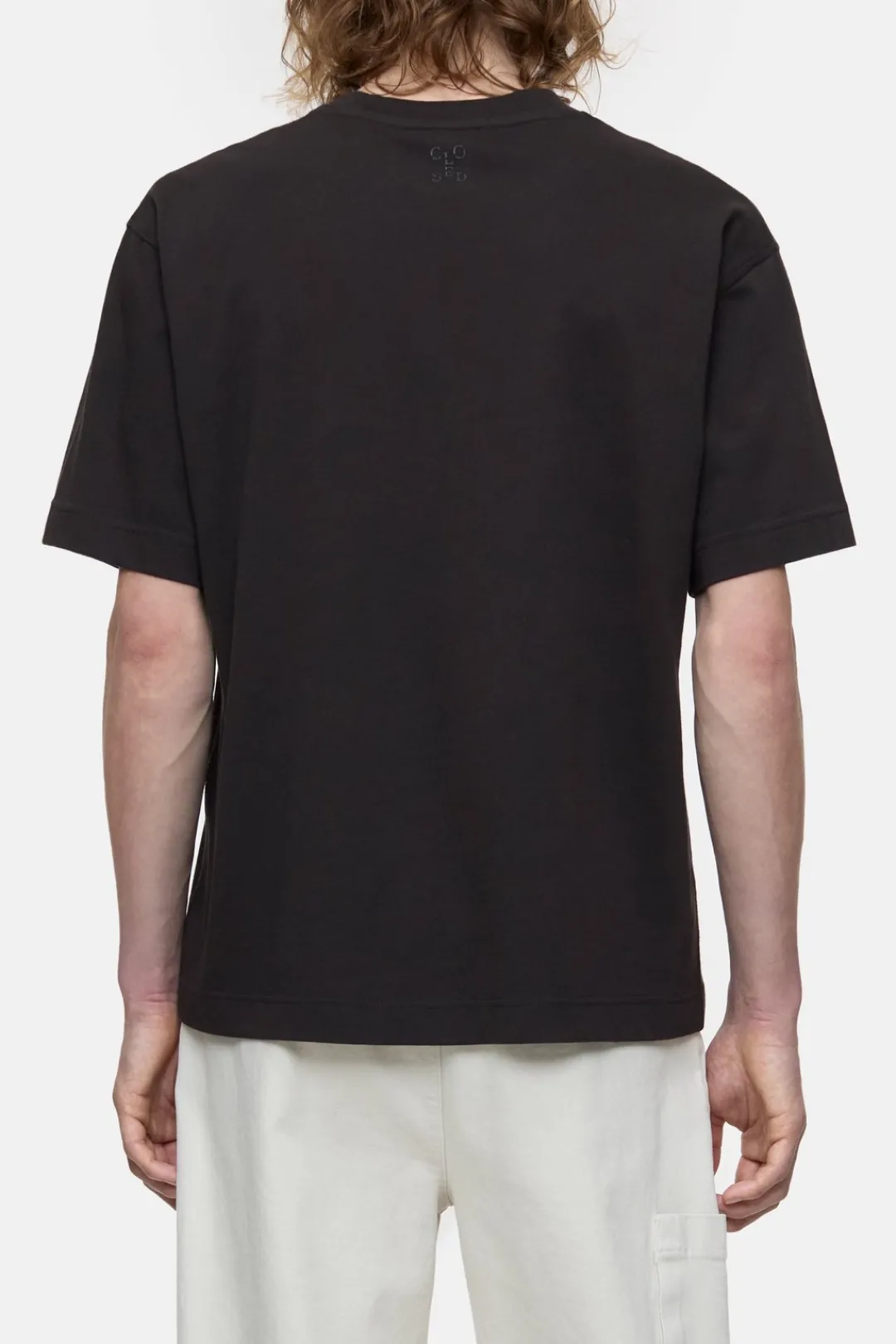 Closed T-shirt with logo Ebony Clearance