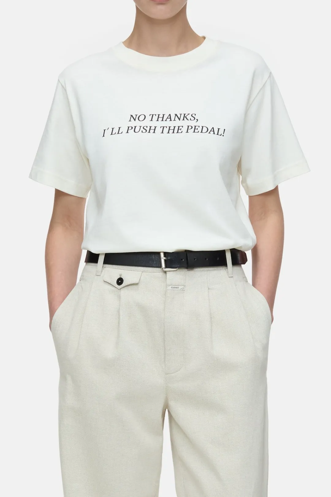 Closed T-shirt with print Ivory Discount