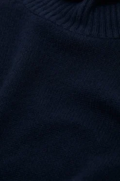 Closed Turtleneck jumper in cashmere Dark night Hot