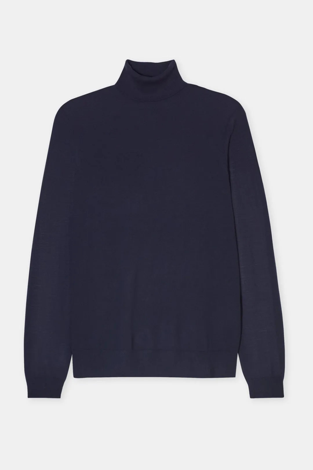 Closed Turtleneck jumper made from organic wool Dark night Sale