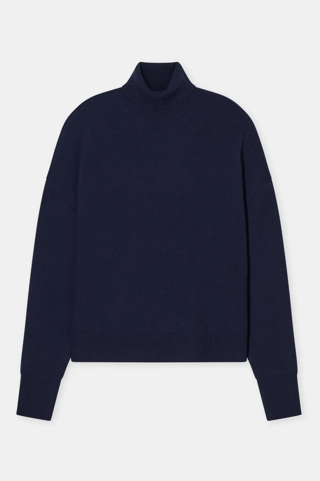 Closed Turtleneck jumper made from pure wool Dark night