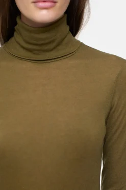 Closed Turtleneck Longsleeve Ver green Outlet