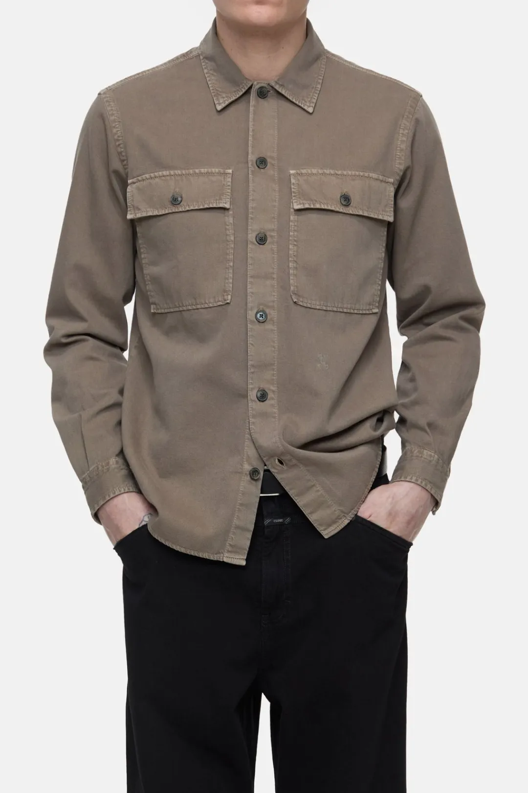 Closed Utility shirt Natural linen Discount